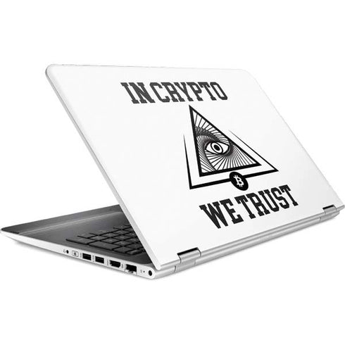 In Crypto We Trust HP Pavilion Skin